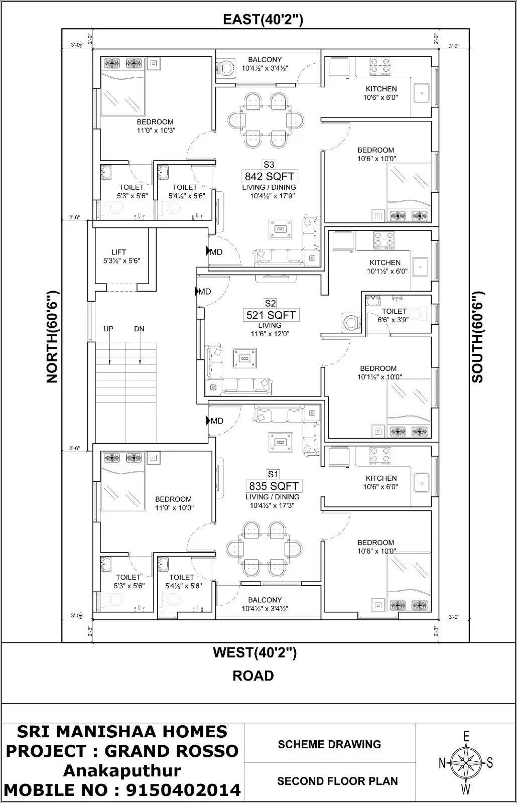 Grand Rosso floor plan