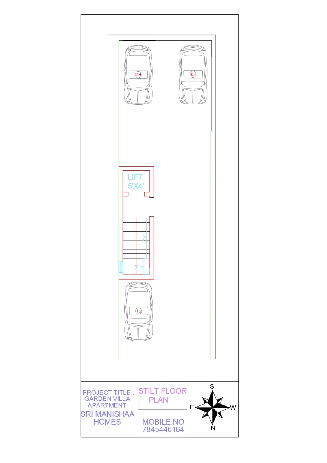 Garden Villa Apt floor plan