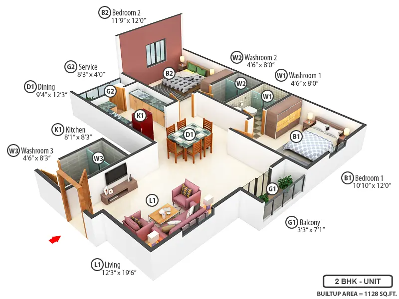 Sree Guru Chataniya floor plan