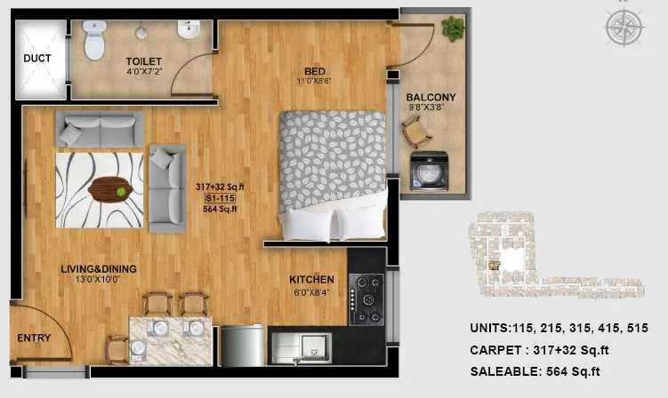 Srishti floor plan