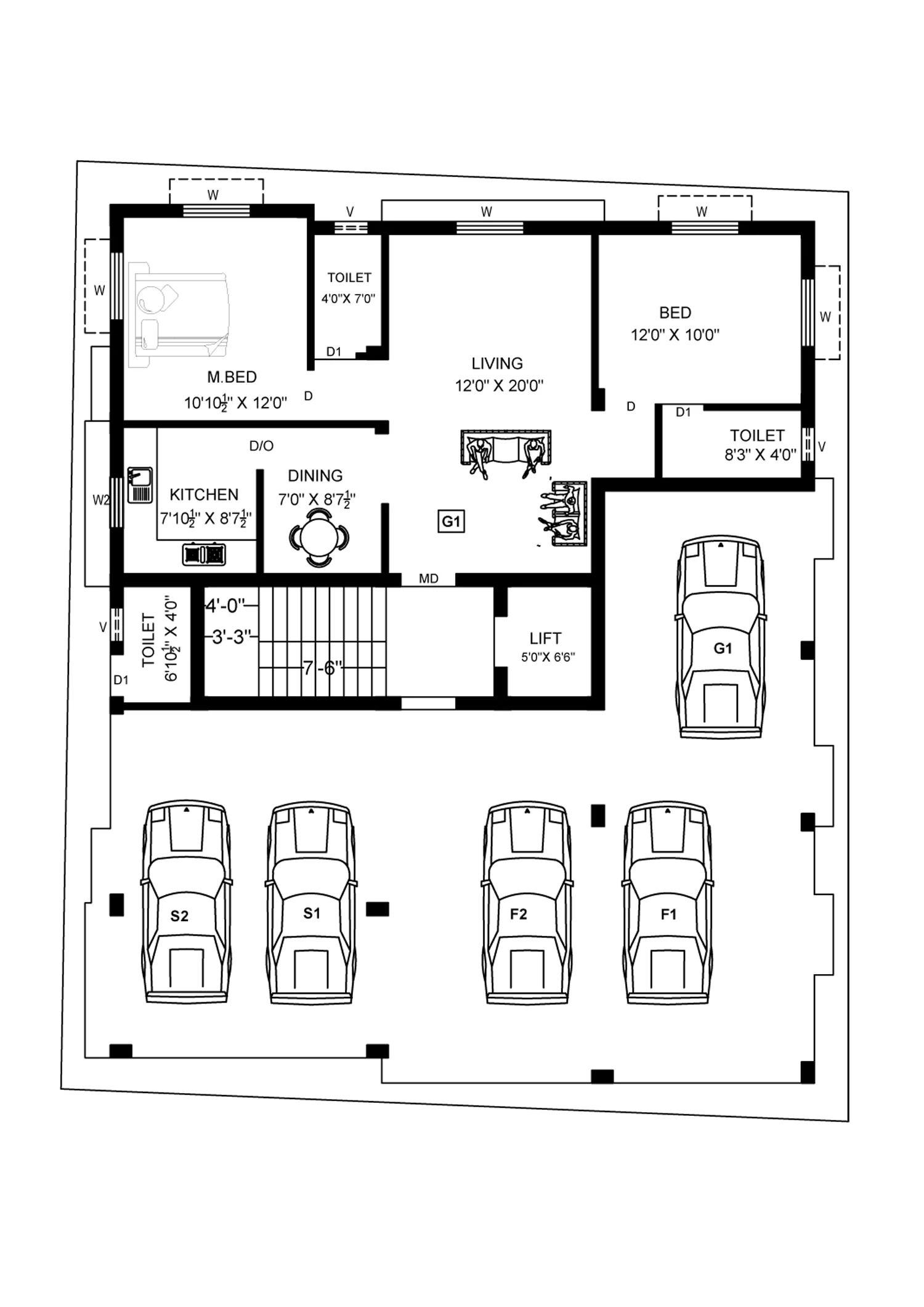 Radha floor plan