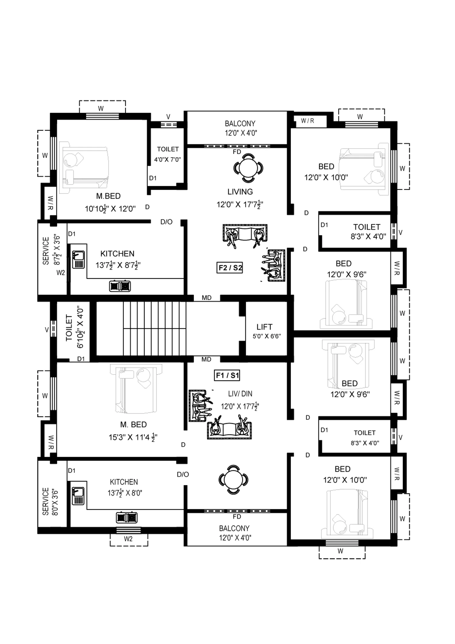 Radha floor plan