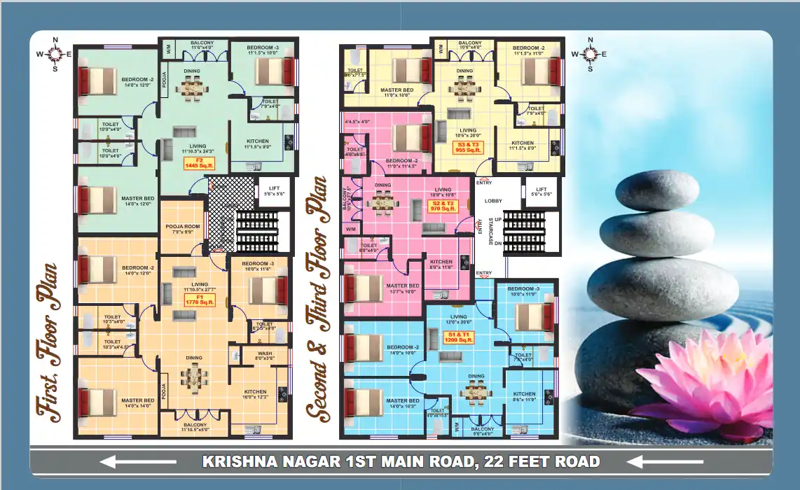 Saraswathi Palace floor plan