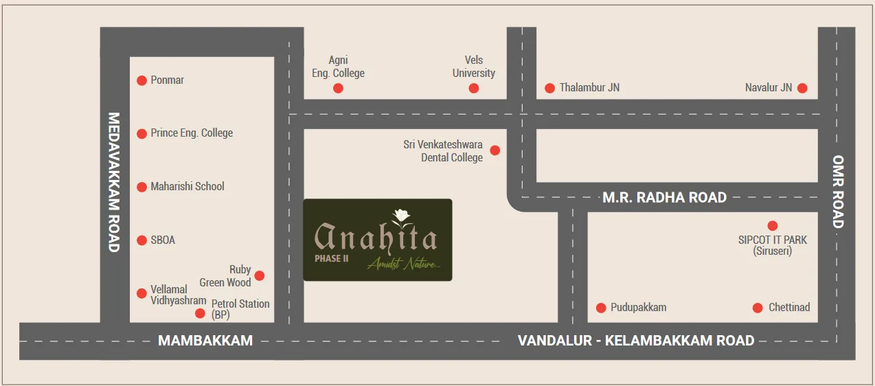 Anahita II key plan