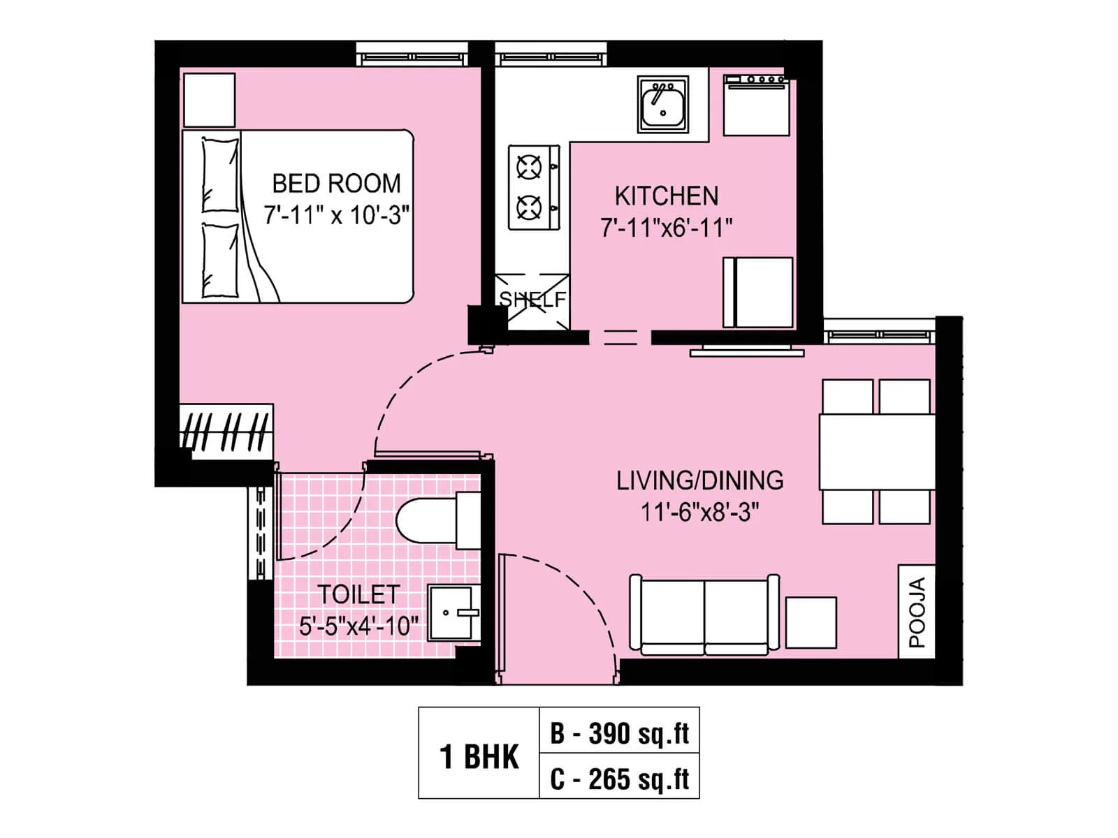Arun Excello Haripriya floor plan