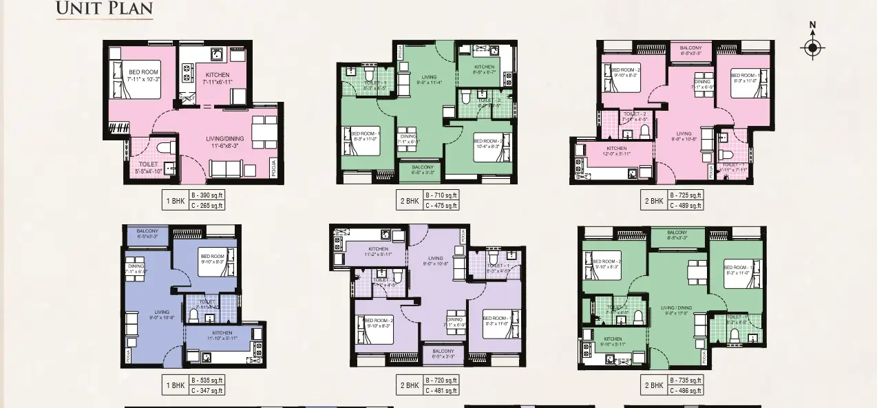 Arun Excello Haripriya floor plan