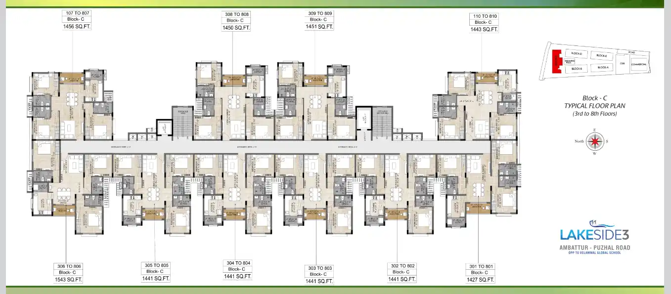 Silversky Lakeside3 floor plan