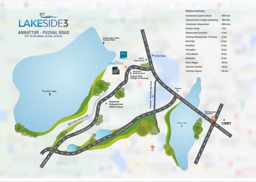 Silversky Lakeside3 key plan