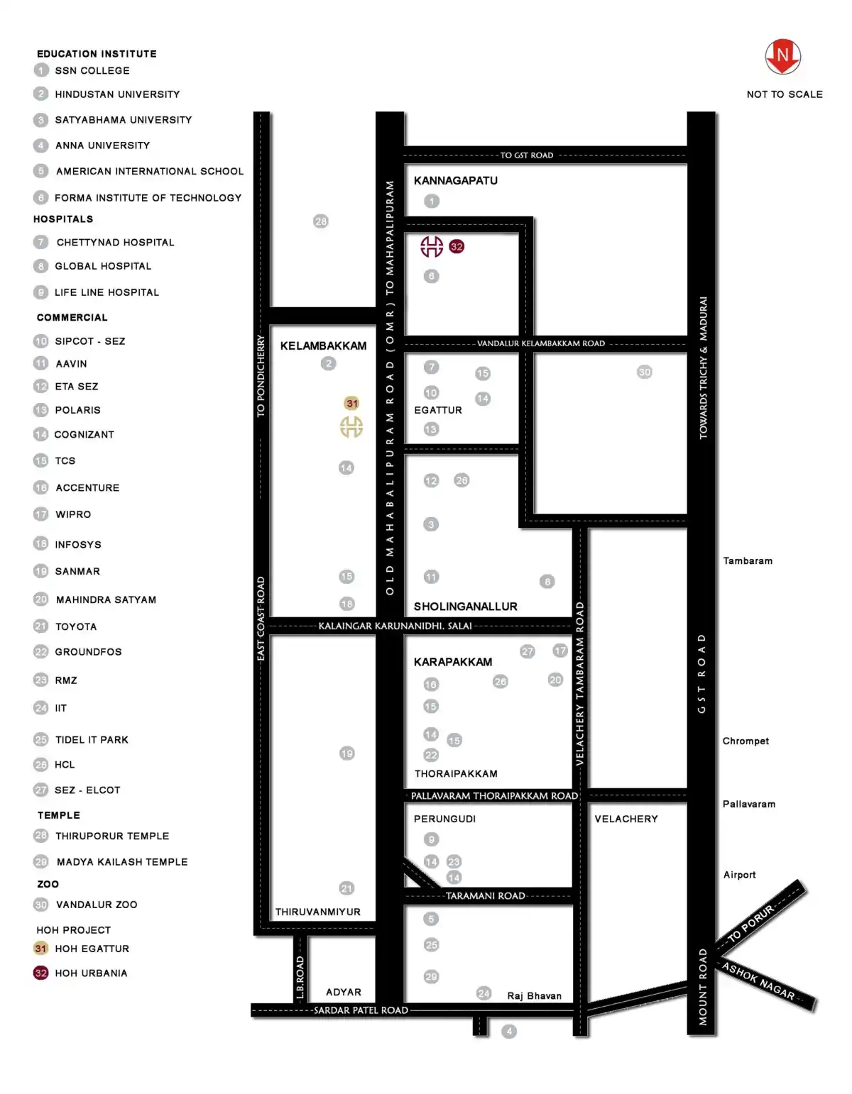 Hiranandani Loftline key plan