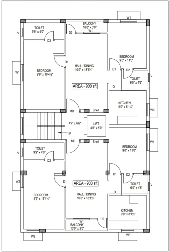 Vijaya Homes floor plan