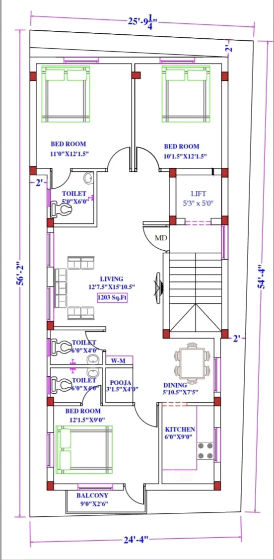 KVR Sri Karpagam floor plan