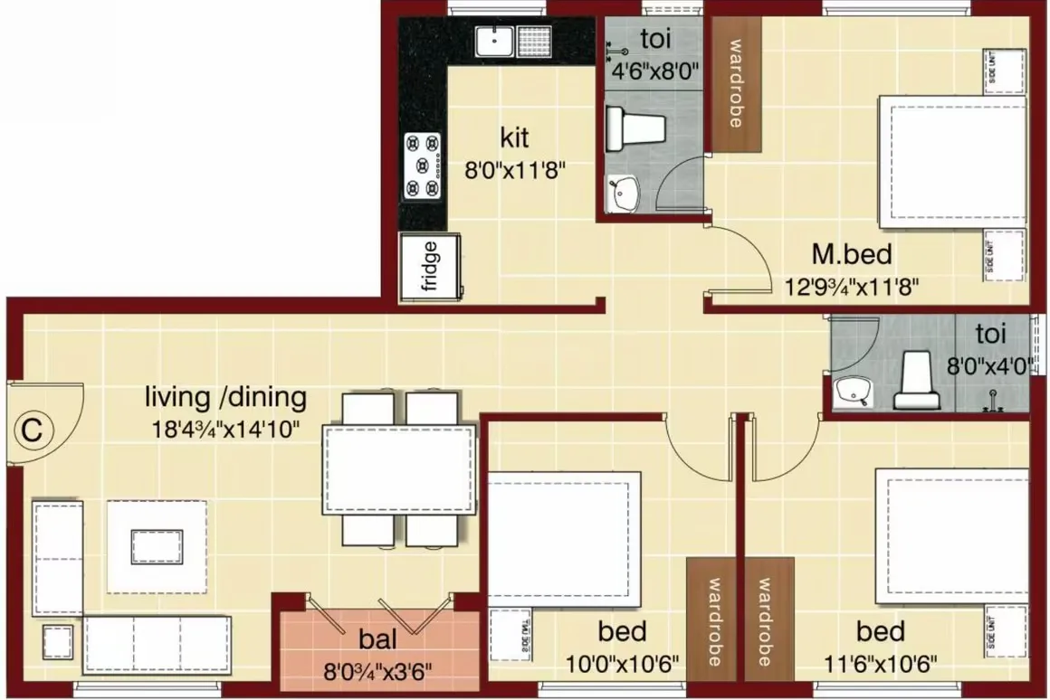 Rajkham Kadaksham floor plan