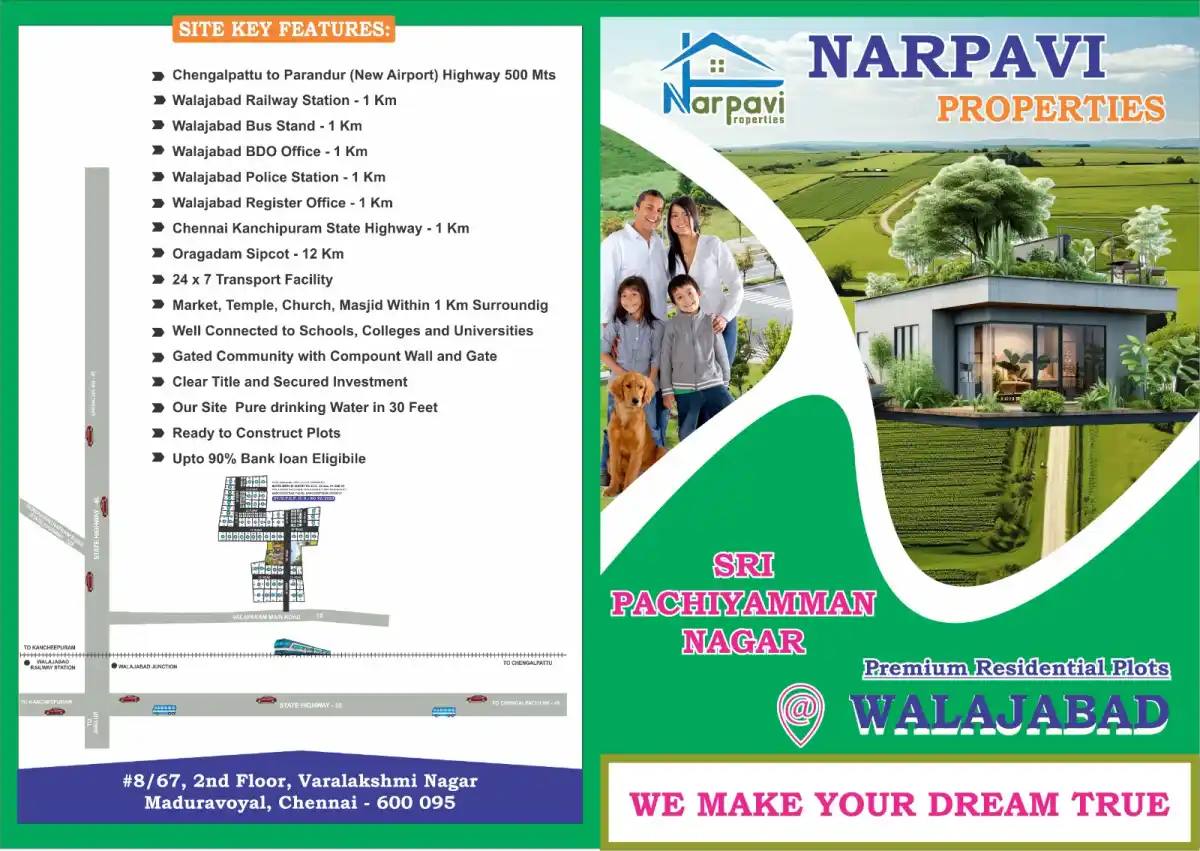 Sri Pachiyamman Nagar key plan