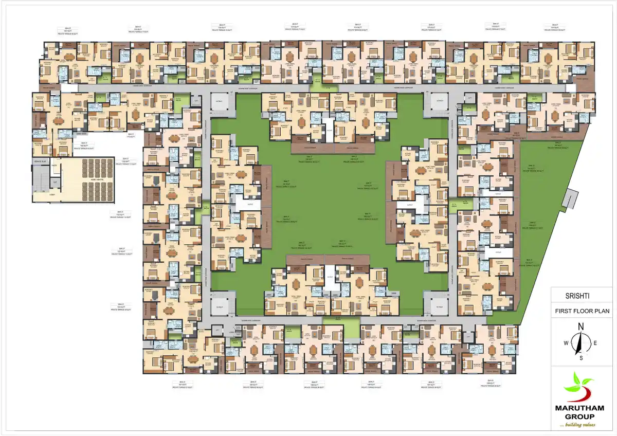 Marutham Royal Gardens floor plan