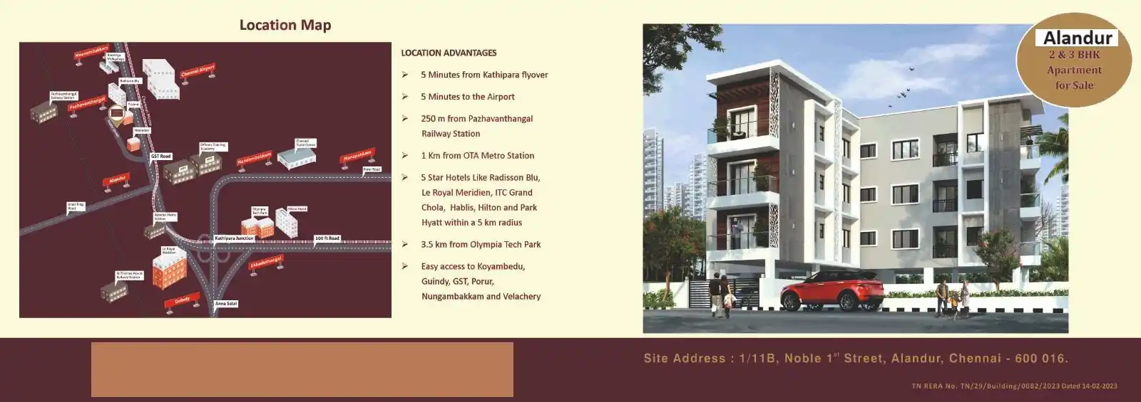Alandur Flat key plan