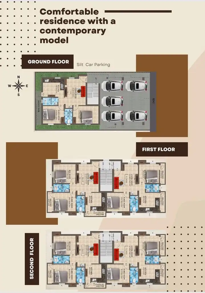 Padappai Flat floor plan