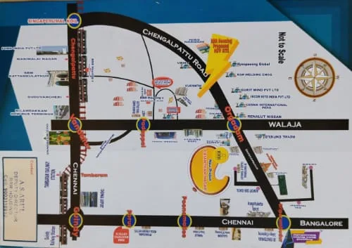 Vasantham Nagar key plan