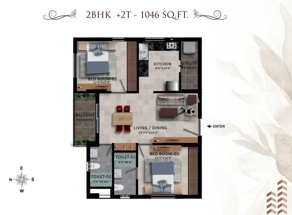 RWD Waterfront floor plan