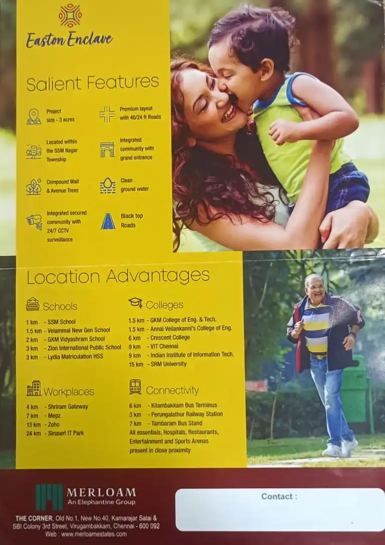 Easton Enclave key plan
