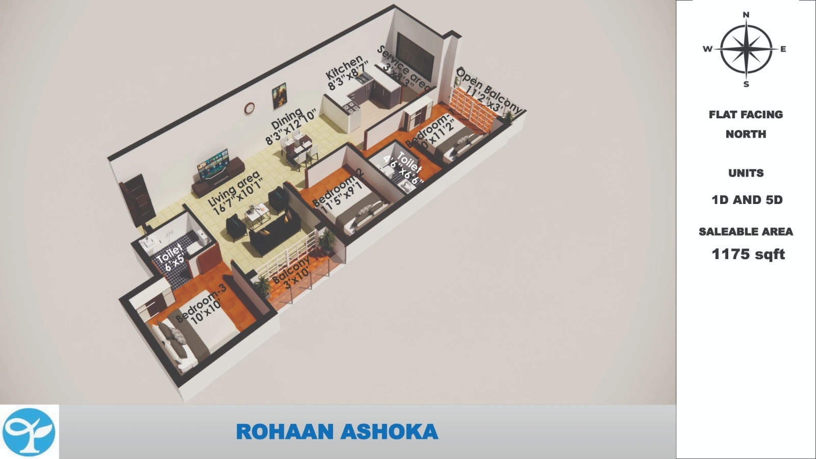 Rohaan Ashoka floor plan