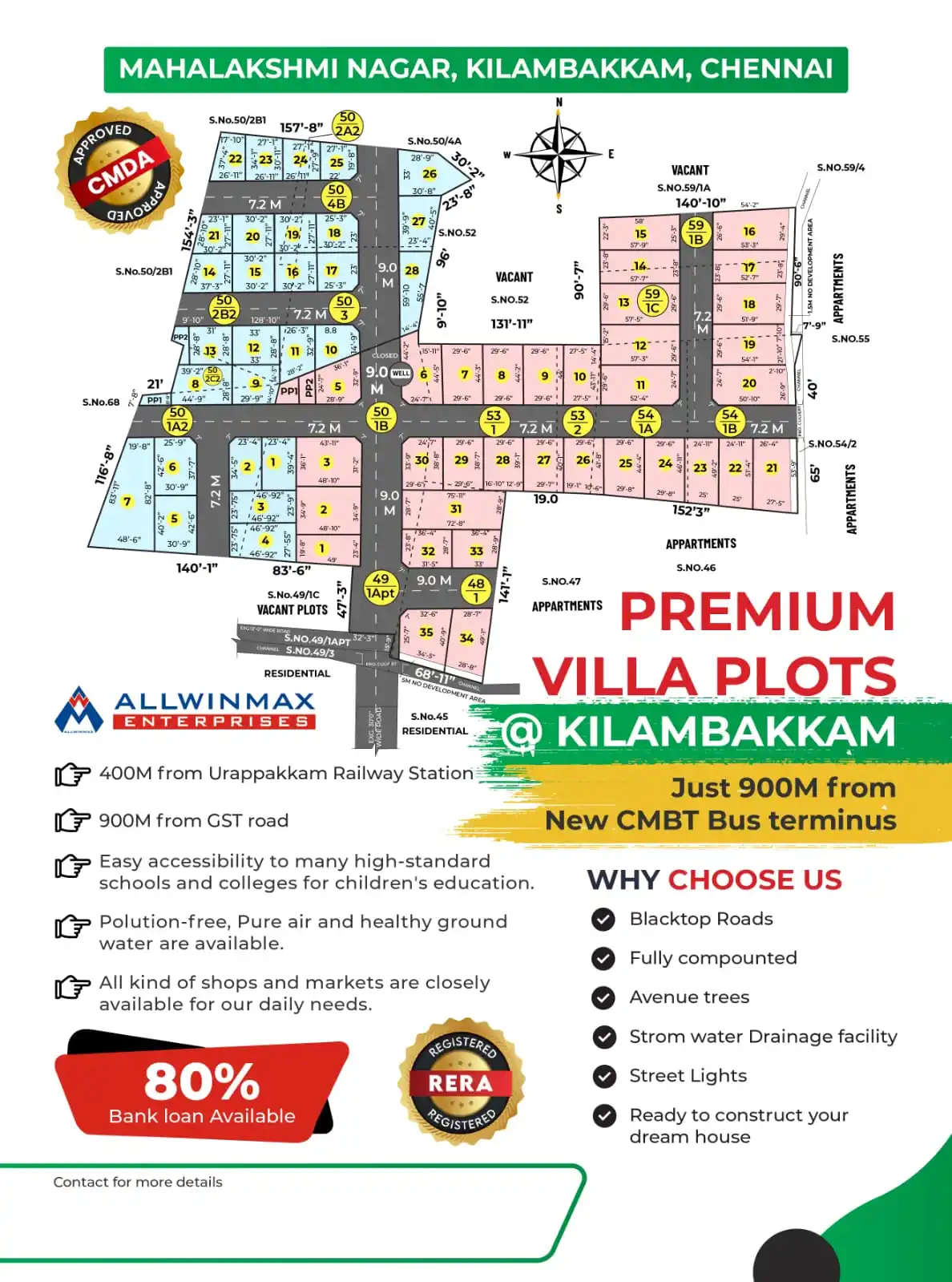 Allwinmax Enterprises key plan