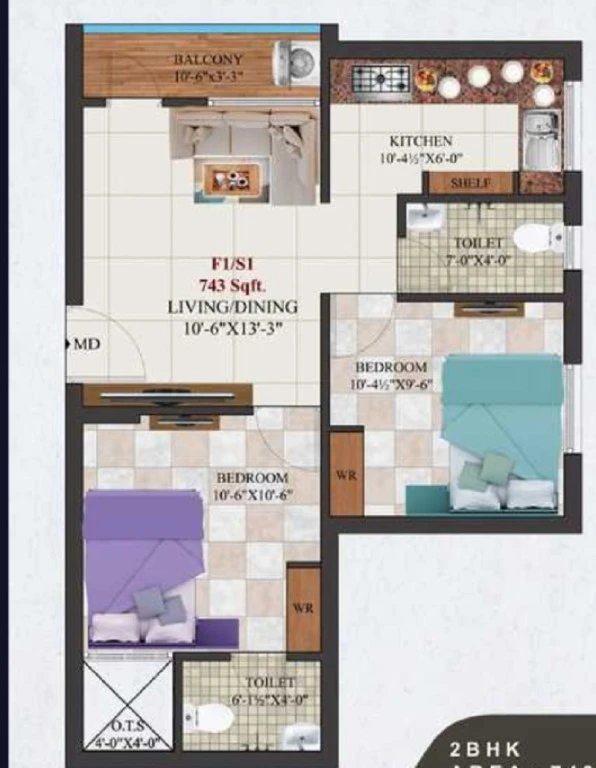 AK Microlite, Morganite, Magnesite floor plan