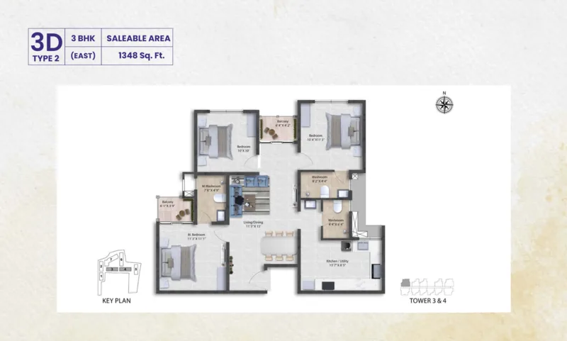 Shriram Paradiso floor plan