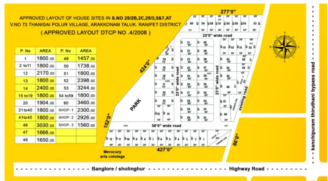 Star Enclave layout plan