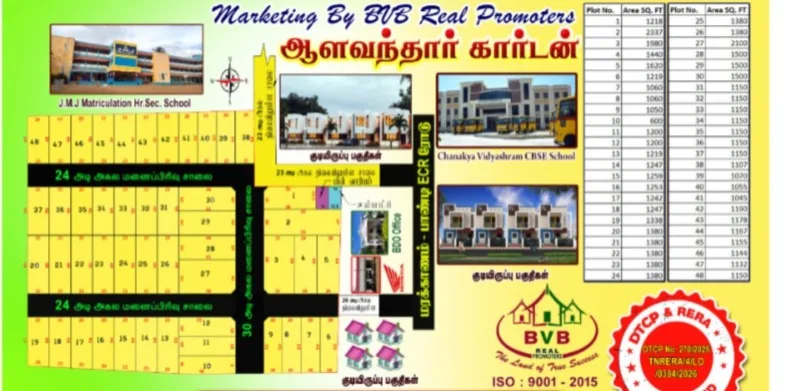 Alavandhar Garden layout plan