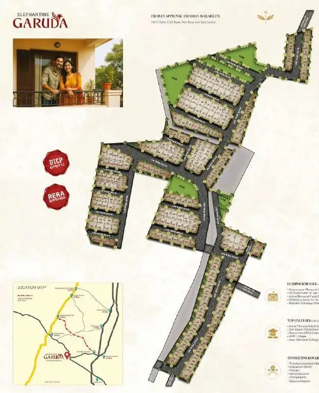 Merloam Garuda key plan