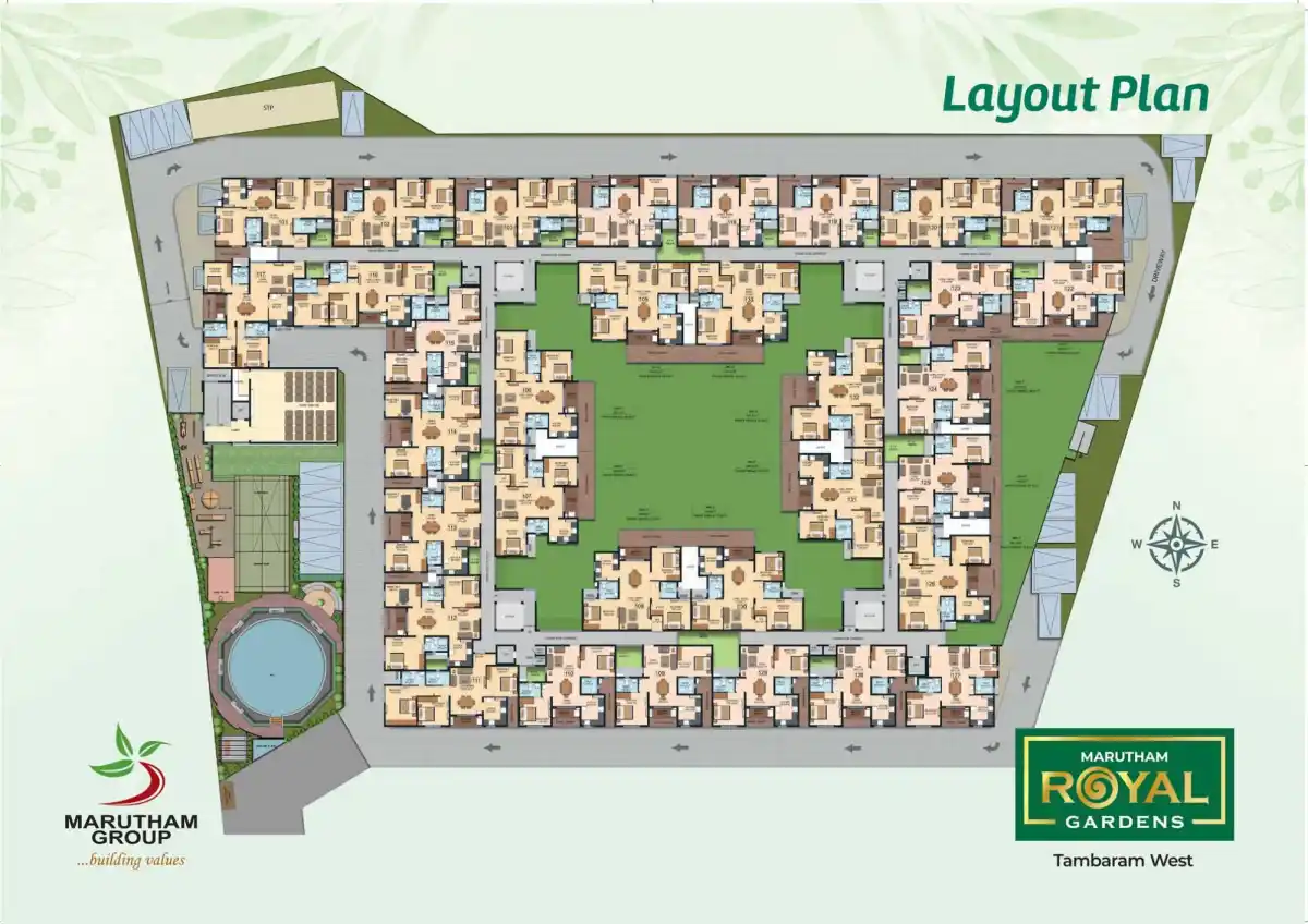 Marutham Royal Garden layout plan