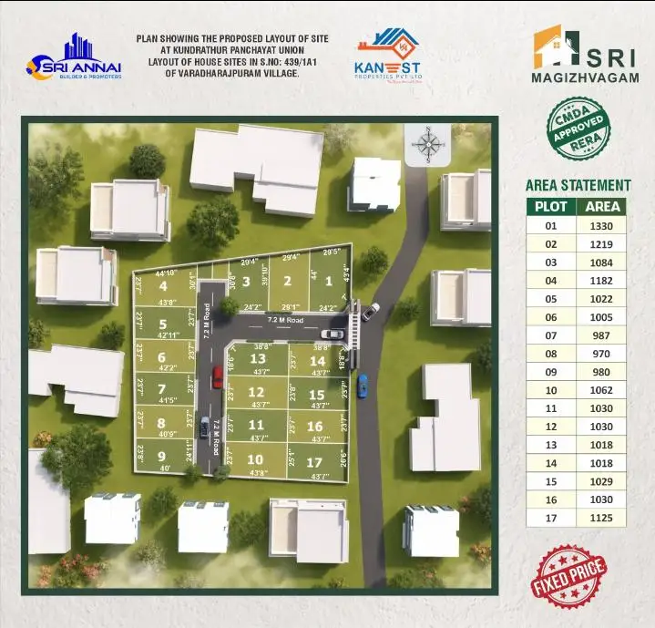 Sri Magizhvagam layout plan