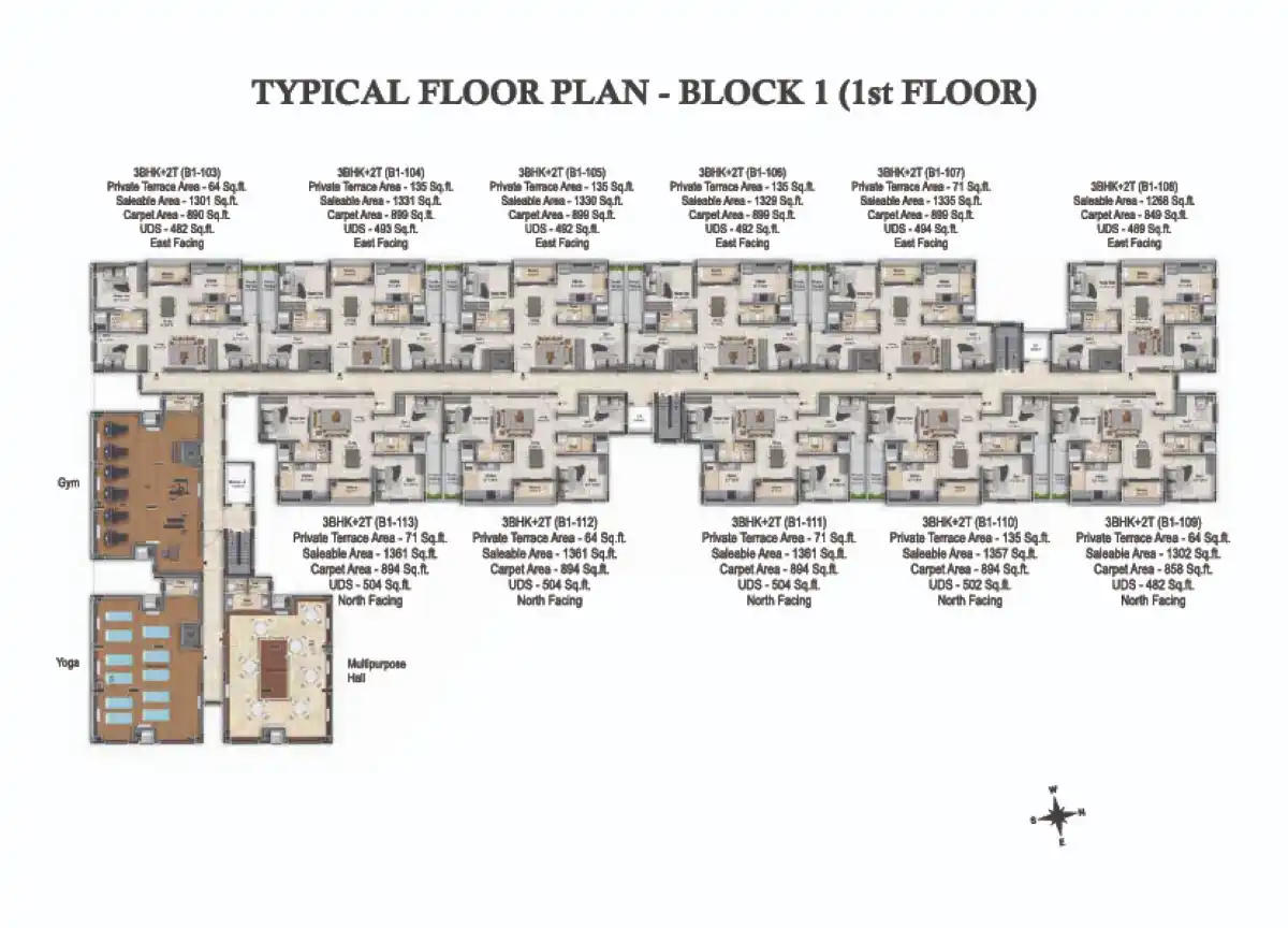 DRA Beena Clover floor plan