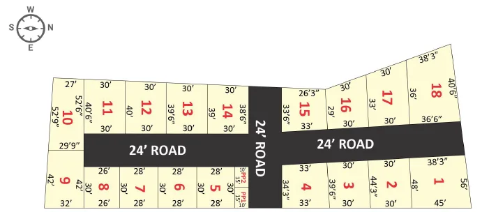 Shanthi Nagar Landster layout plan