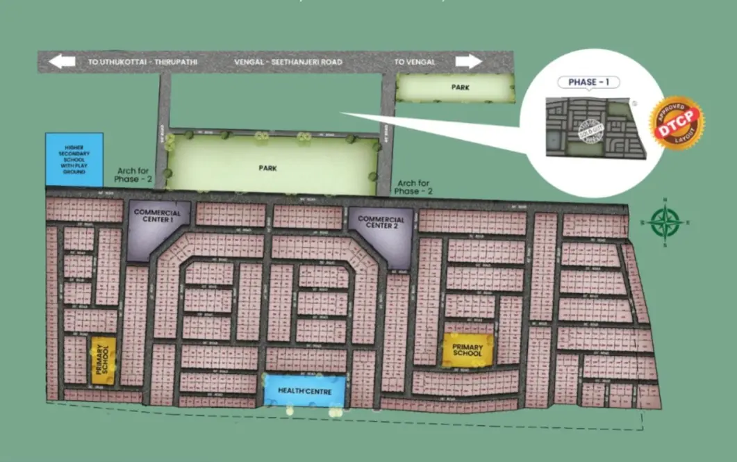 PARK TOWN phase 4 layout plan