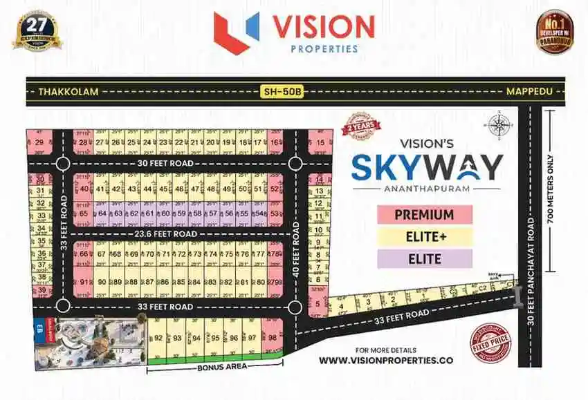 Vision Skyway layout plan