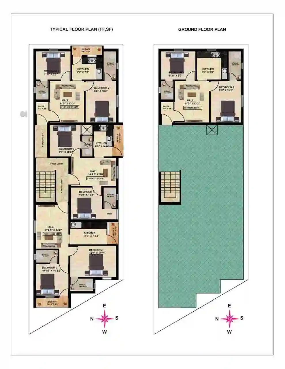 Thansiya Thamina Enclave floor plan
