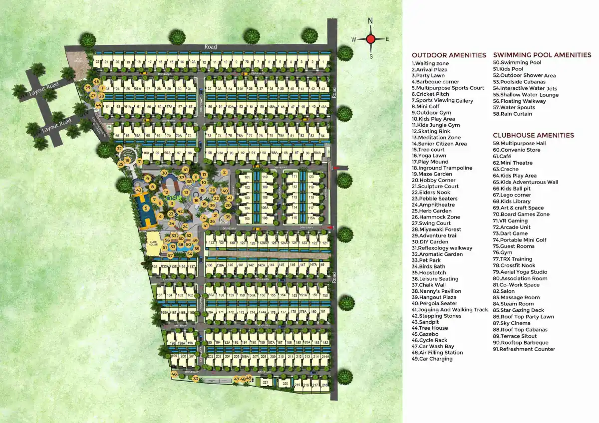 Casagrand Selenia key plan