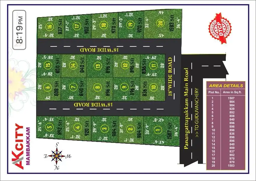 AK City layout plan