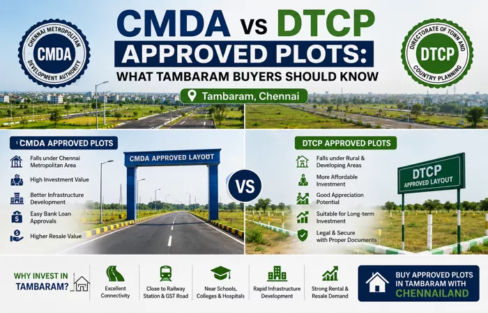 CMDA vs DTCP Approved Plots: What Tambaram Buyers Should Know