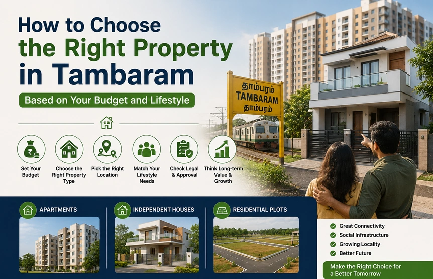How to Choose the Right Property in Tambaram Based on Your Budget &amp; Lifestyle
