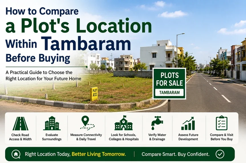 How to Compare Plot Locations in Tambaram Before Buying
