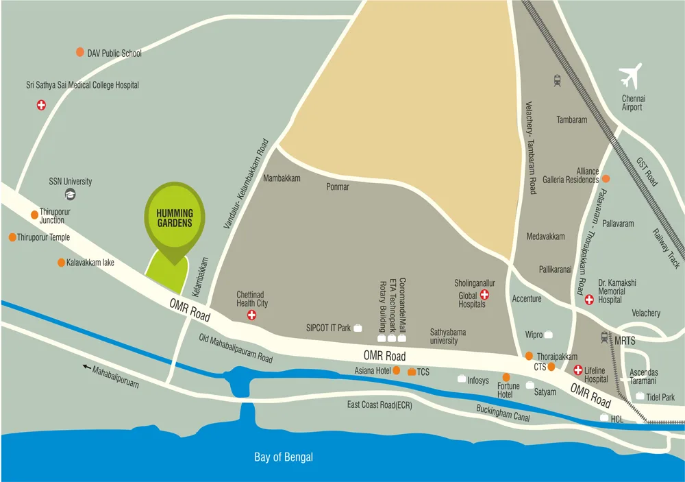 Humming Gardens key plan