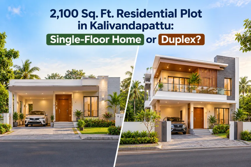 2,100 Sq. Ft. Residential Plot in Kalivandapattu: Single-Floor Home or Duplex?
