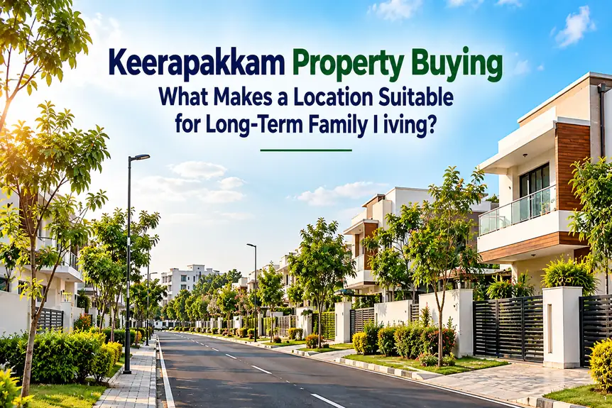 Keerapakkam Property Buying: What Makes a Location Suitable for Long-Term Family Living?
