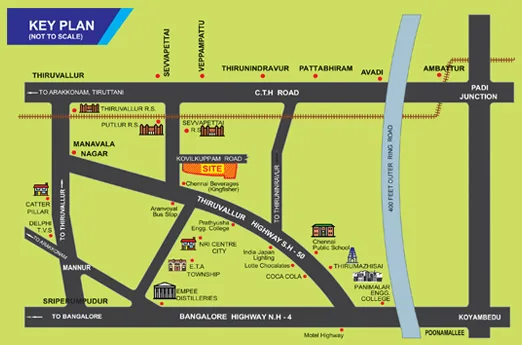 Captial Town key plan