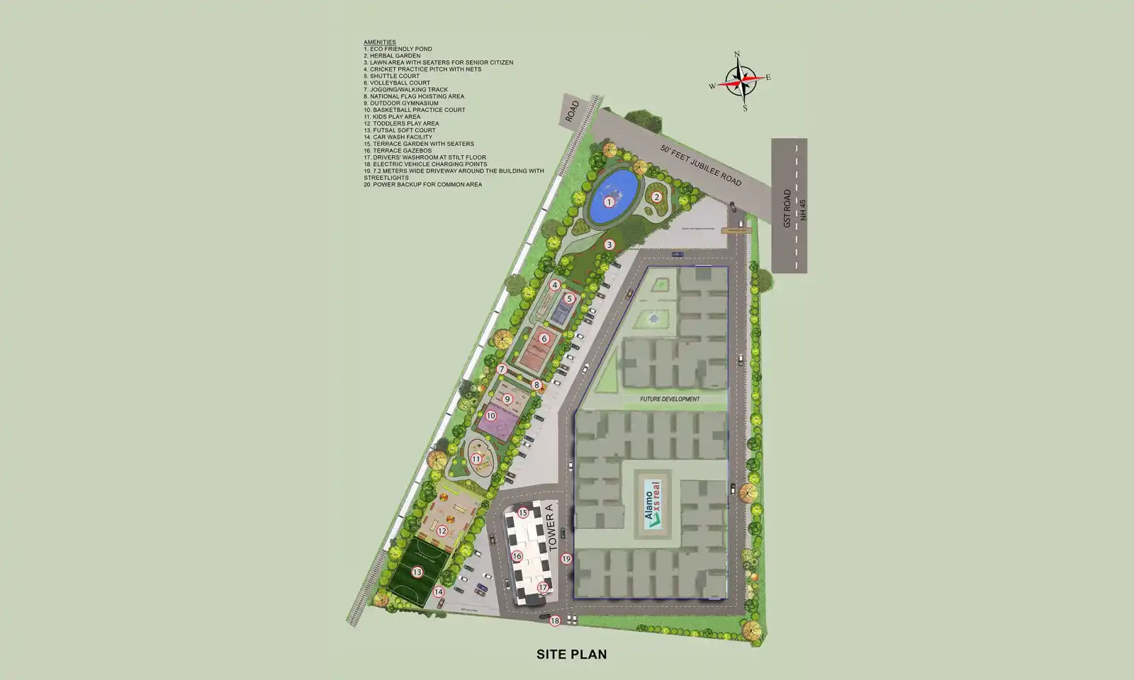 TUSCANY key plan