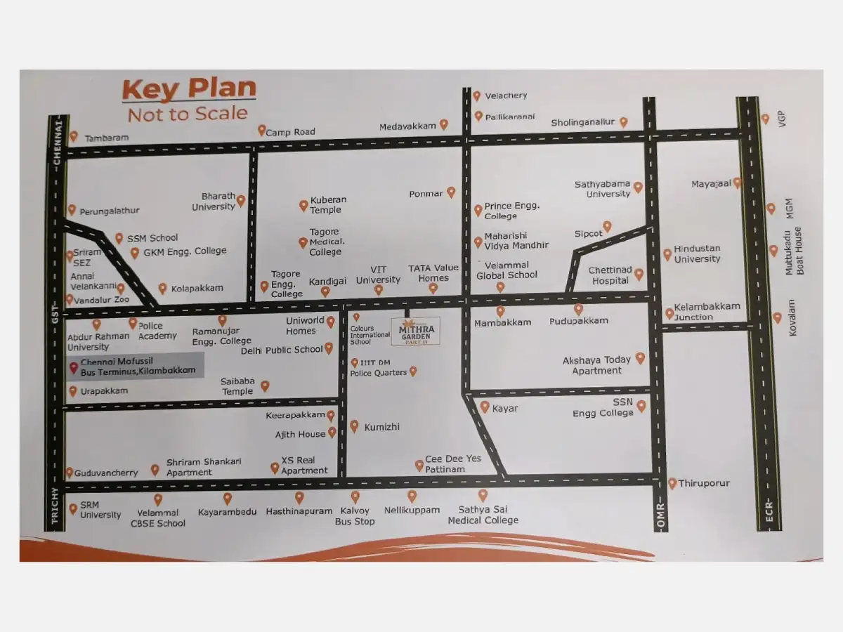 Mithra Garden key plan