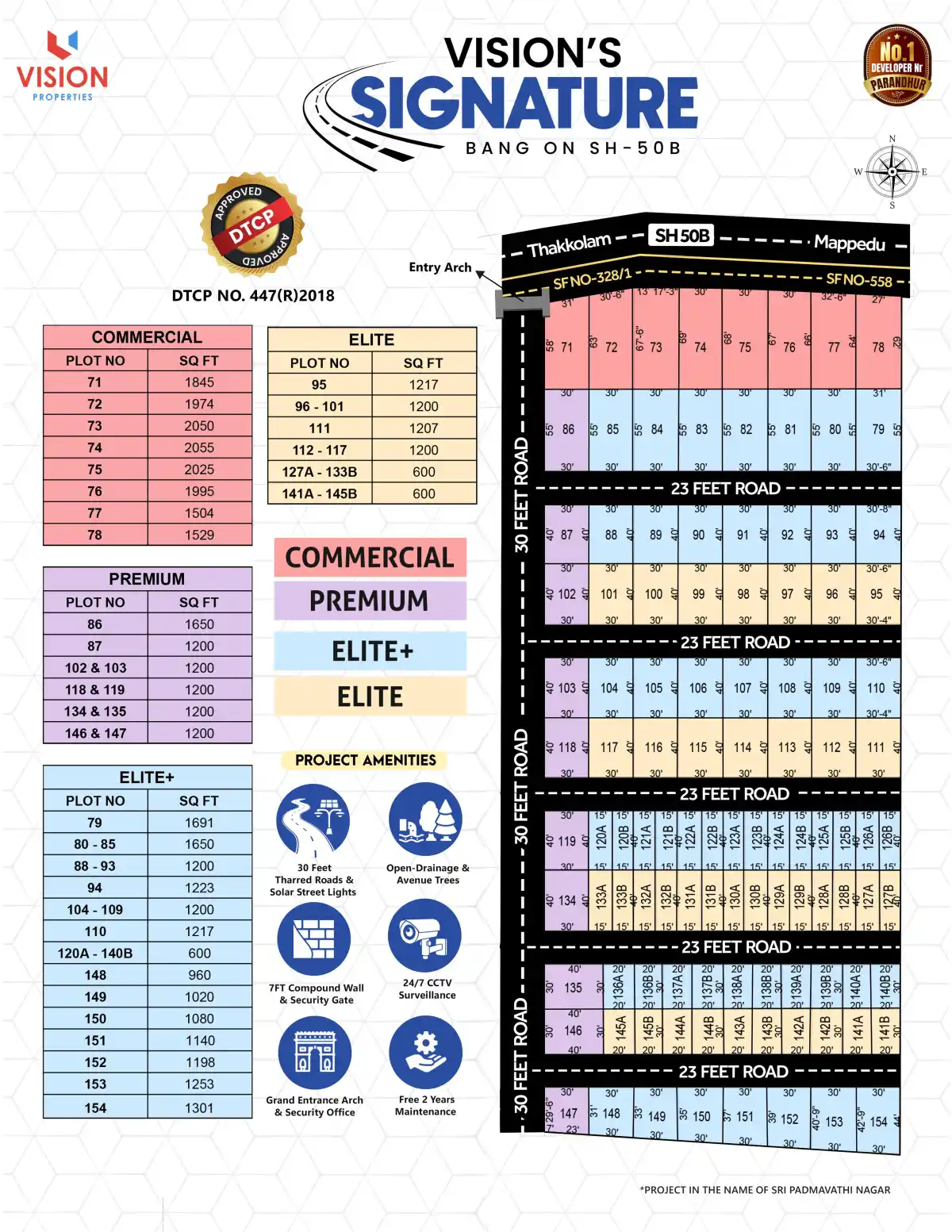 Vision Signature layout plan