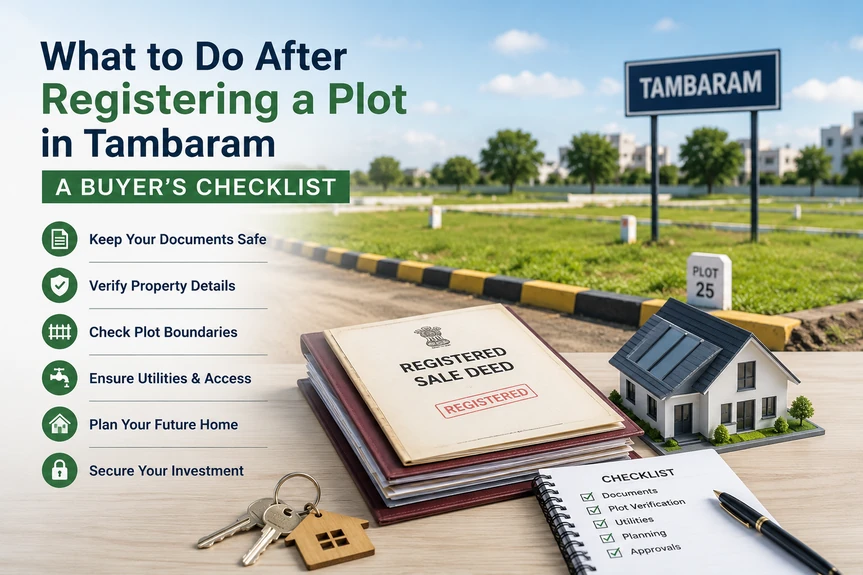 What to Do After Registering a Plot in Tambaram: Checklist
